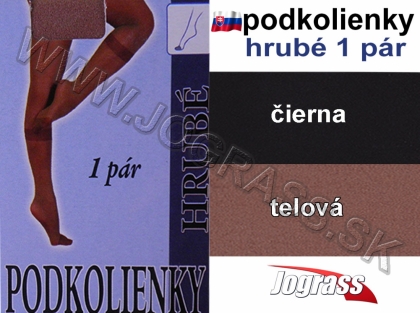 podkolienky hrubé 1 pár