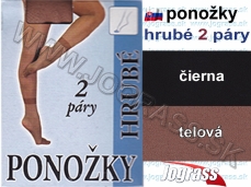 ponožky hrubé 2 páry